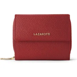lazarotti Bologna Leather Geldbörse Damen Portemonnaie rot