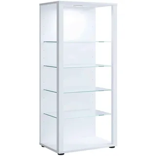 VCM Vitrine Glasol 51,8 x 34,8 x 114,5 cm Weiß