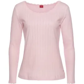 s.Oliver Pyjamaoberteil Unifarben Rosa 44/46