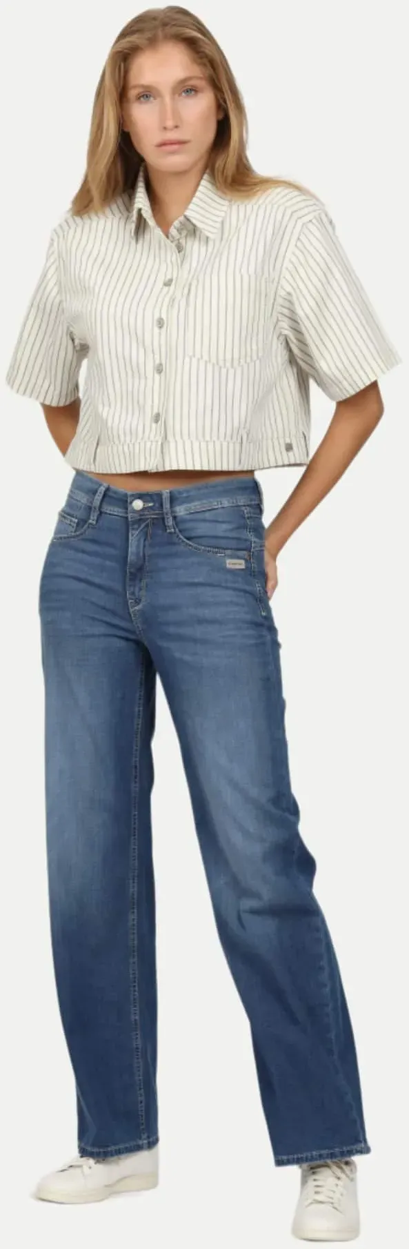 Wide-Fit Jeans Amelie Blau 31