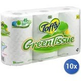 10x Bundle Toffly Toilette 6 Rotoloni 3 2 Lagig Eco Green Tissue