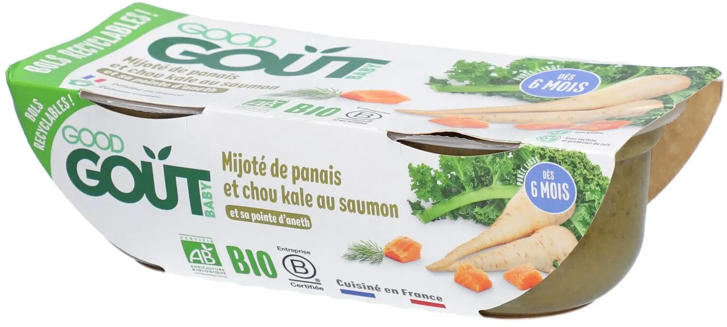 GOODGOUT PAN/CHOU KALE/SAUM 190G 2 380 g
