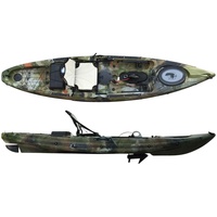 Galaxy Wahoo S Angelkajak ohne Antrieb Sit on top mit Steuer Fishing Kayak, Galaxy Kayaks:(J) Jungle