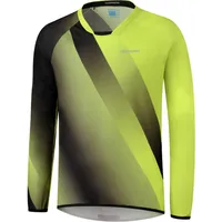 Shimano FUJIMI Long Sleeve Jersey, Olive Yellow