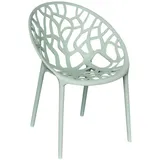 LC Garden Vomo Stapelstuhl 60,5 x 58 x 79 cm grün/rosa