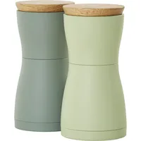 AdHoc Set Salzmühle Twin, dark green & Light green