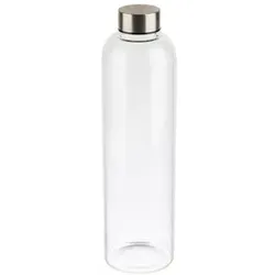 APS Trinkflasche Glas 1Liter transparent 66909