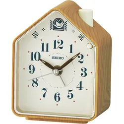Quarzwecker SEIKO, beige (kieferfarben), Wecker, Wecker, Tischuhr, Schlafzimmer, Esszimmer, Wohnzimmer, Snooze
