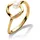 Pandora 163831C01 Damenring mit Kleiner Perle Goldfarben, 50/15,9