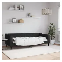 VidaXL Tagesbett Schwarz 80x200 cm Stoff