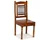 vidaXL Esszimmerstuhl Massivholz klassisch braun 6er Set