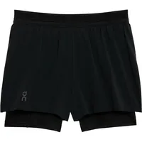 On Damen 3" Performance 2/1 Shorts (Größe XS, schwarz)