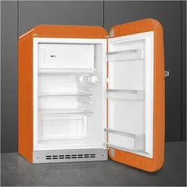 Smeg FAB10ROR6 Retro-Kühlschrank 122 l, 970 mm hoch, Orange)