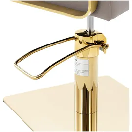 Physa Friseurstuhl mit Fußstütze & Gold