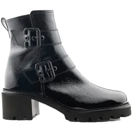 Paul Green Stiefelette 9907-066, Lack/Brush, Schwarz, Damen EU 6/39 - 39 EU