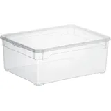 Rotho Aufbewahrungsbox CLEAR Box" 10 l