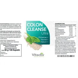 Vitactiv Colon Cleanse Ultra Kapseln 100 St.