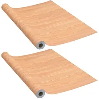 VidaXL Selbstklebende Türfolien 2 Stk. Ahorn 210x90cm PVC