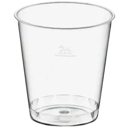 250  Schnapsbecher, Schnapsbecher 2cl Plastik transparent