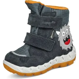 superfit Klettstiefel Grau/Gelb 28
