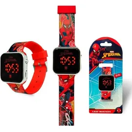 Kids Euroswan Spiderman SPD4800 0 mm Gehäuse Transparent Silikonarmband Silber