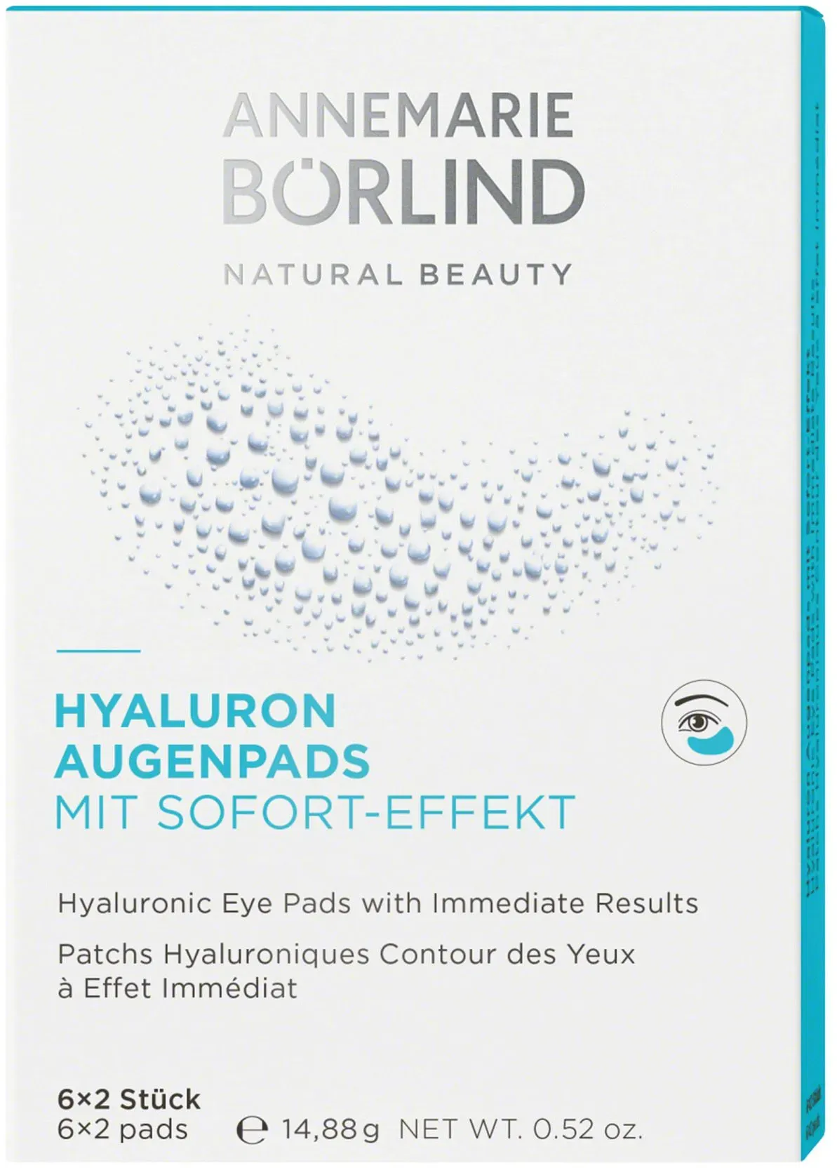 Annemarie Börlind Hyaluron Augenpads mit Sofort-Effekt