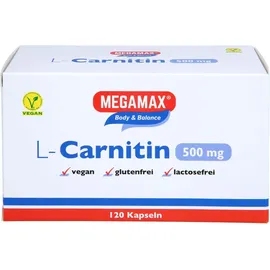 MEGAMAX L-Carnitin 500 mg Kapseln 120 St.