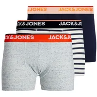 Jack & Jones Trunk 3er Pack Dave Trunks (3-St) mit umlaufendem Markenschriftzug am Bund bunt S