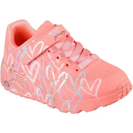 SKECHERS UNO LITE - LOVE LEVITATE Kinder Orange/Rosa 28