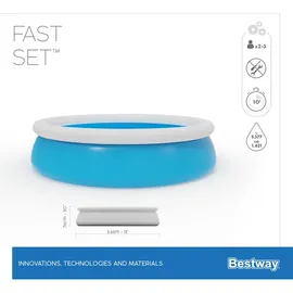 BESTWAY Fast Set 366 x 76 cm inkl. Filterpumpe 57274