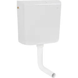 Aufputz-Spülkasten AP 110 mit Start- / Stop-Taste, Geberit, weiß