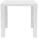 Dynamic24 Esstisch 80x80 cm weiß Esszimmertisch Küchentisch Tisch Holztisch
