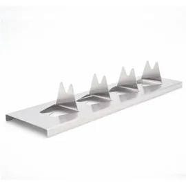 All'Grill Grillguthalter 30 x 8 x 4,5 cm Edelstahl weiß