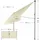 Juskys Klemmmarkise Kapstadt - Beige