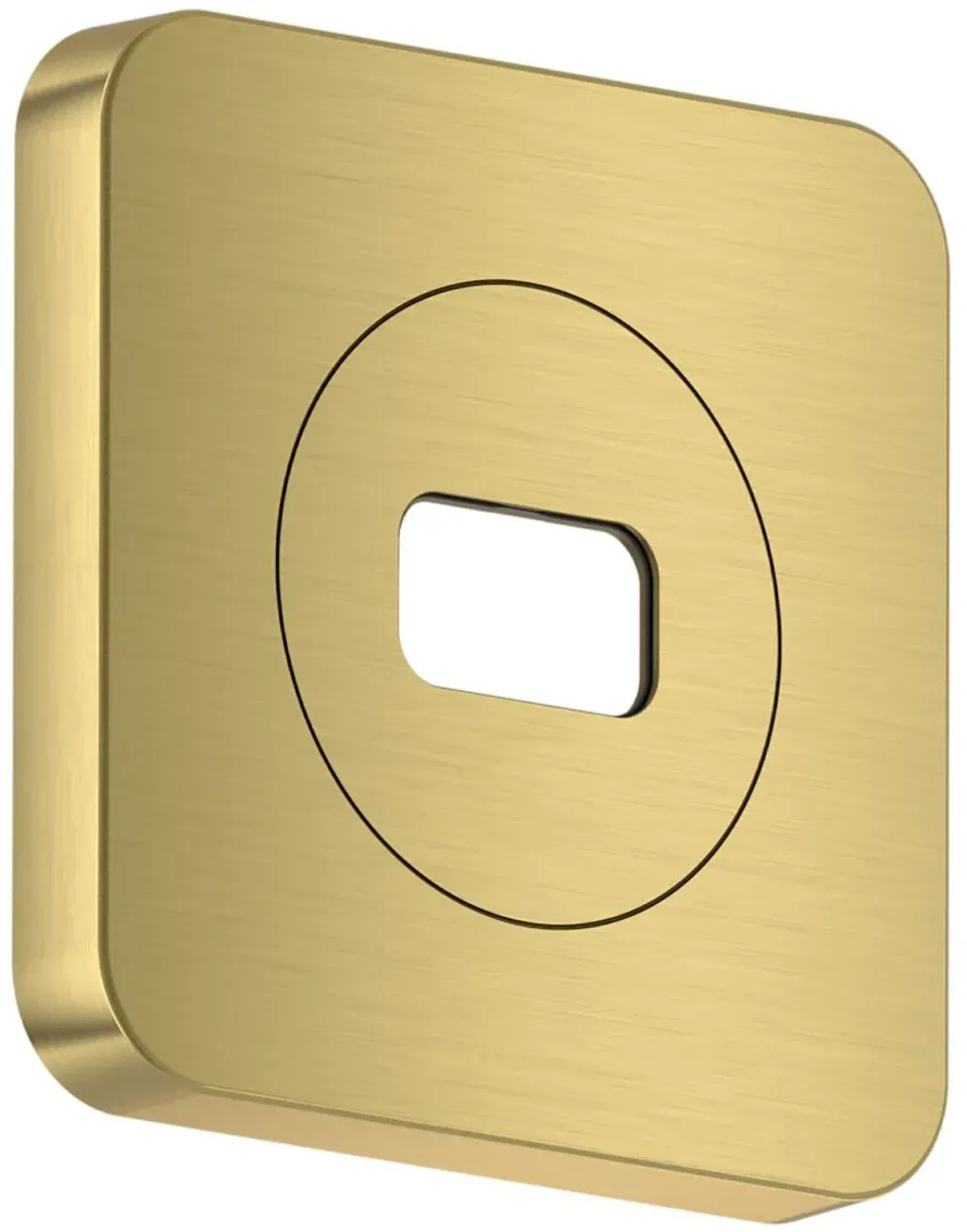 Hansgrohe AXOR ShowerSphere Rosette 120/120 softsquare, Brushed Gold Optic, 39769250 39769250