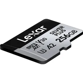 Lexar Professional Silver Plus 256 GB, microSDXC, U3, UHS-I, 205MB/s MicroSD