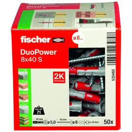 Fischer Dübel 8 x 40 mm 50 Stück
