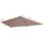 Quick Star Ersatzdach für Garten Pavillon 3x3 m Taupe/Beigegrau 2,97 x 2,97 m