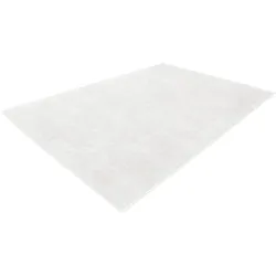 Teppich KAYOOM "Bali 110", beige (elfenbein), B:120cm H:40mm L:170cm, Polyester, Teppiche, flauschig und weich, UNI-Farben, hochflorig, hochwertiges Material
