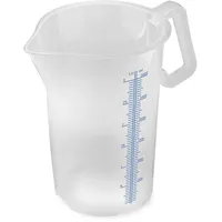 Thermohauser Messbecher m. geschlossenem Griff, 3000 ml, Kunststoff PP,