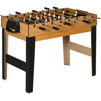 Homcom Multigame Spieltisch mit Mini-Fußbälle bunt 107L x 61B x 84,5H cm