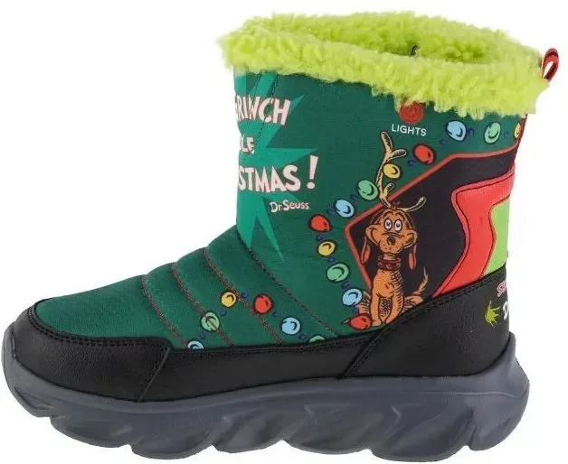Skechers Schuhe Dr. Seuss Hypno-Flash 3.0 Too Late To Be Good Winterstiefel Grün Multi 33