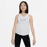Nike One Dri-FIT Trainings-Tanktop für ältere Kinder Mädchen - Weiß, S