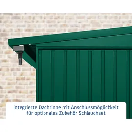 Hörmann Kaminholzregal Trend-V Typ 2 Metall 181 x 103 x 198 cm moosgrün