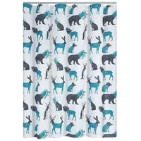 RIDDER Duschvorhang Topsy-Turvy World 180 x 200 cm multicolor