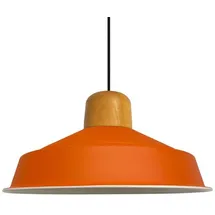 Bamyum Asletl 1-flg. Ø41 cm rund orange Holz, Metall