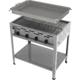 ChattenGlut, Gasgrill, Gasbräter 4-flammig mit Rost und Pfanne (18 kW)
