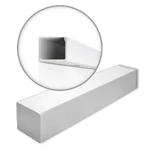 NMC Abdeckleiste L2-box Weiß 3 St. 25 x 200 x 20 cm