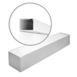 NMC Abdeckleiste L2-box Weiß 3 St. 25 x 200 x 20 cm
