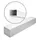NMC Abdeckleiste L2-box Weiß 3 St. 25 x 200 x 20 cm